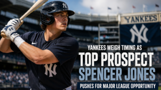 Yankees Weigh Timing as Top Prospect Spencer Jones Pushes for Major League Opportunity