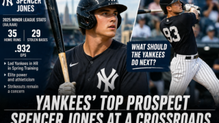 Yankees Weigh Timing as Top Prospect Spencer Jones Pushes for Major League Opportunity