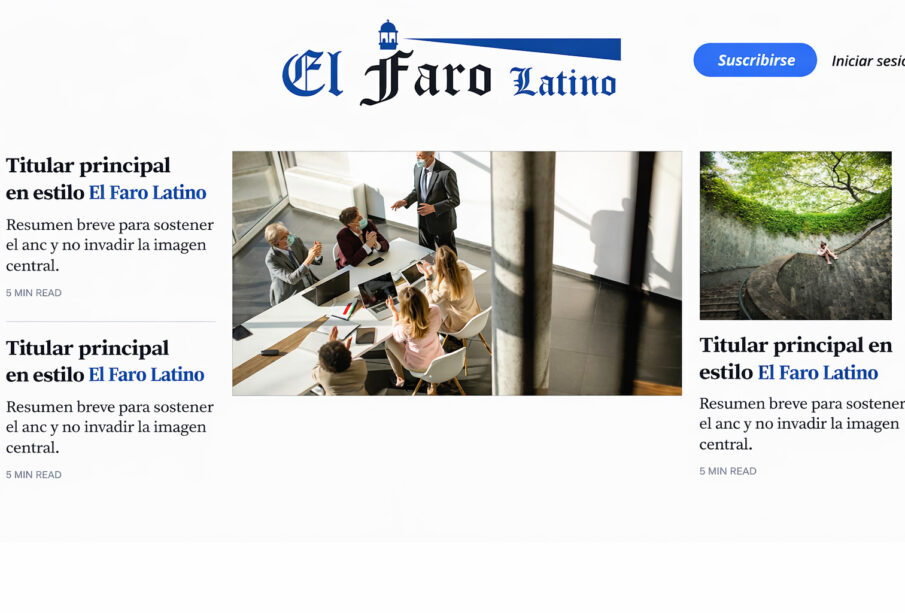 El Faro Latino inicia la construcción de su nueva plataforma digital Home 2026 al cumplir 22 años de trayectoria