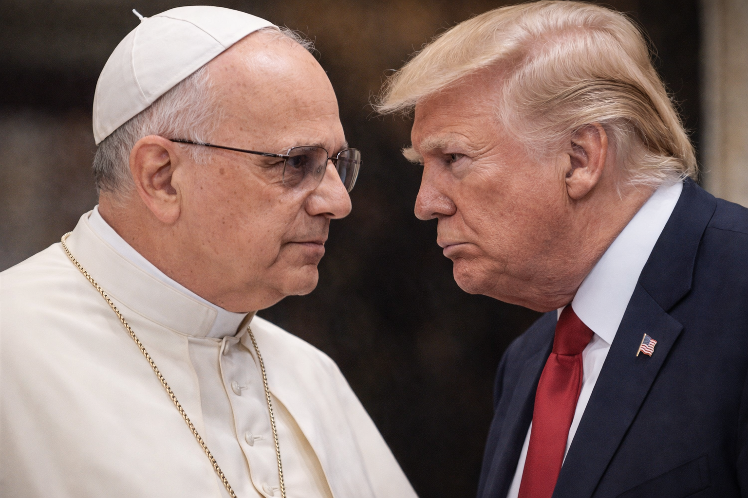 Trump critica al papa León XIV por postura sobre Irán y aviva tensiones políticas