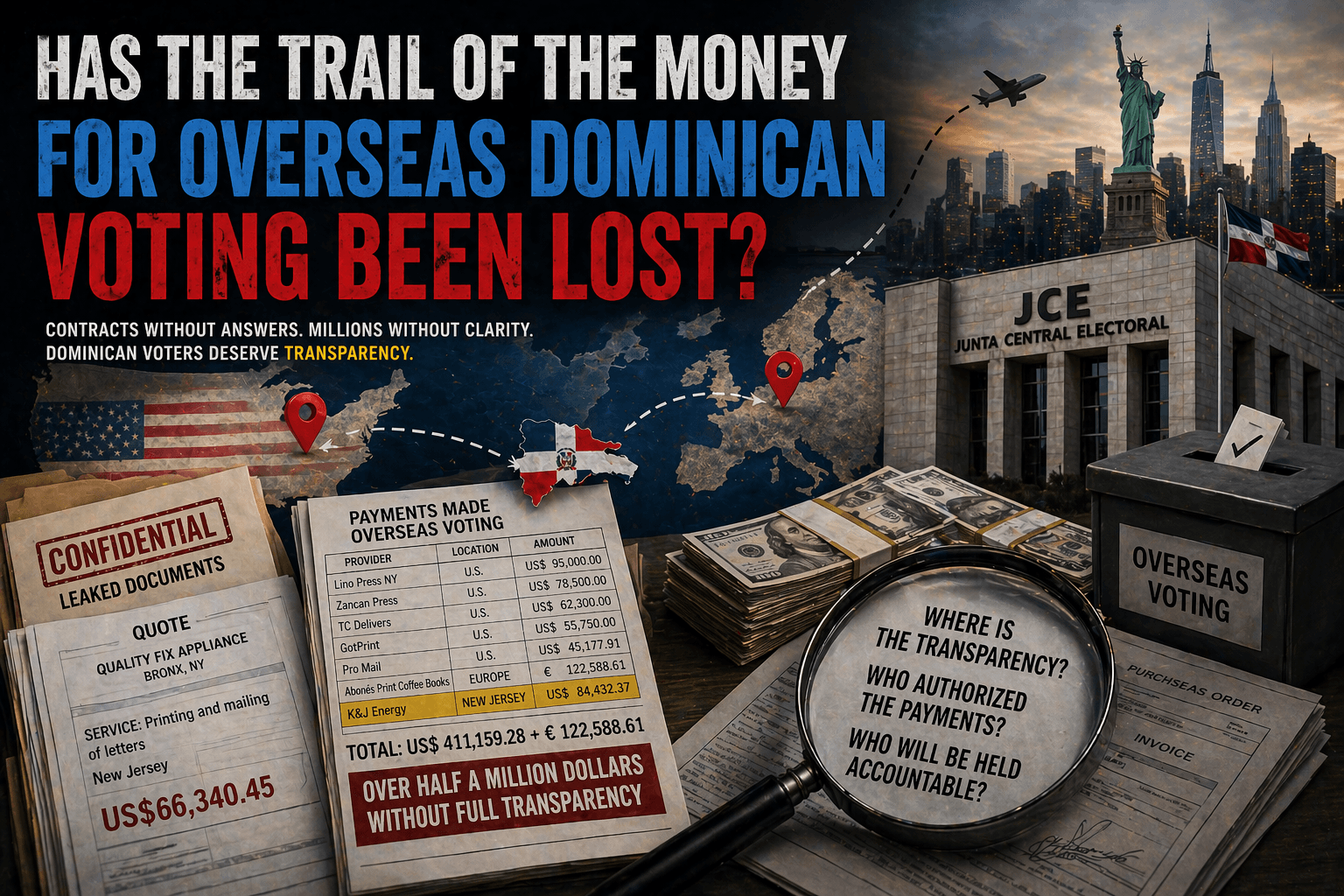 Questions emerge over traceability of overseas Dominican voting funds