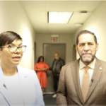 Cara a cara, Indira Báez con el Cónsul dominicano en Nueva York, Eligio Jáquez