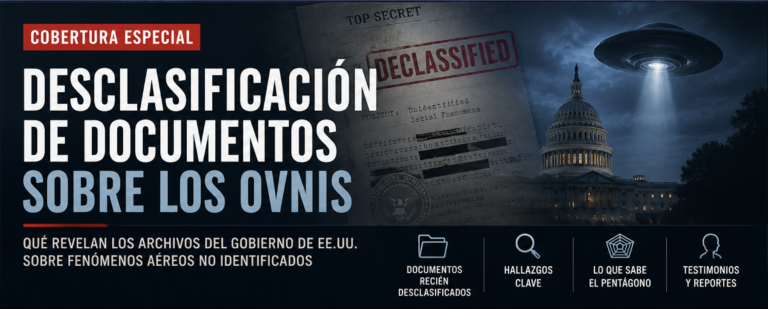 La desclasificación de los documentos OVNI