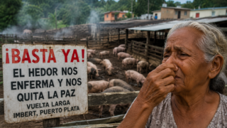 Tres pocilgas mantienen en zozobra a residentes de Vuelta Larga; comunidad exige la intervención inmediata de las autoridades