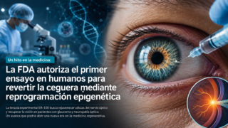 La FDA autoriza el primer ensayo clínico en humanos para revertir la ceguera mediante reprogramación epigenética
