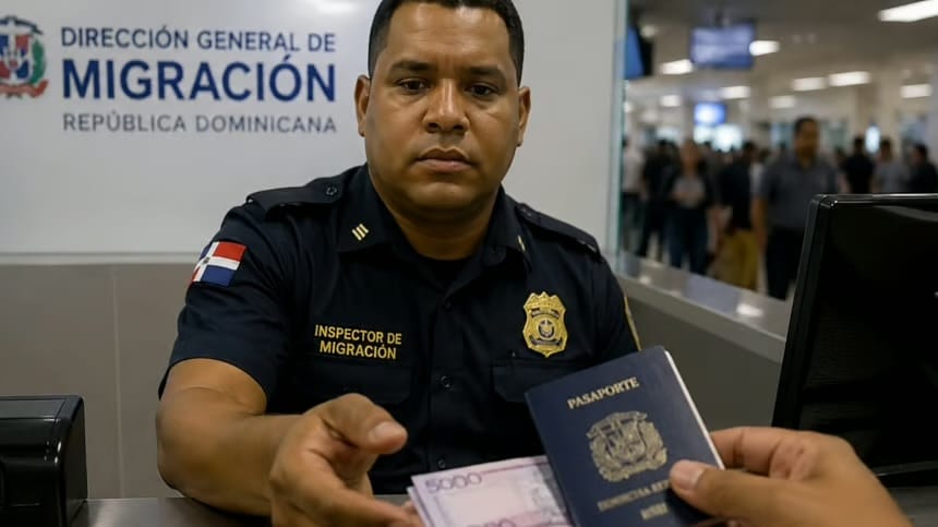 Conocerán medida de coerción contra inspector migratorio acusado de exigir soborno de RD$100 mil