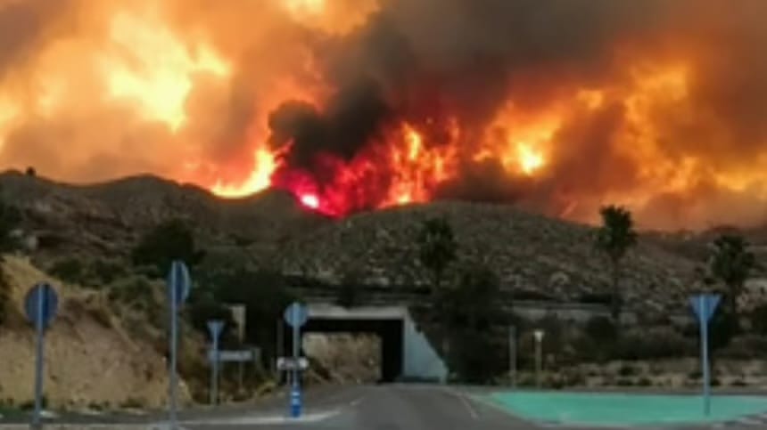Al menos 12 muertos y 19 desaparecidos por incendio forestal en el sur de España