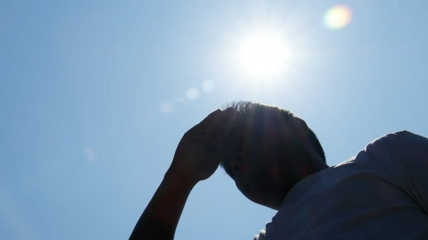 Calor sofocante marcará el inicio de la semana; prevén aguaceros y tormentas eléctricas en la tarde
