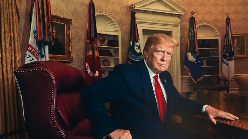 Donald Trump bromea nuevamente sobre una candidatura presidencial en 2028