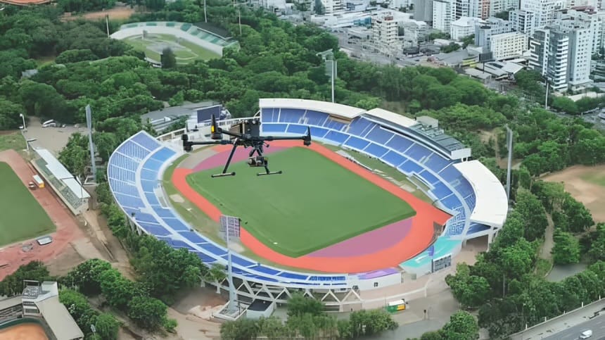 IDAC prohíbe el uso no autorizado de drones durante los Juegos Centroamericanos y del Caribe 2026