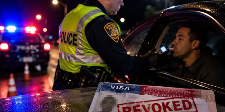 Administración Trump revoca visas a cinco extranjeros por conducir ebrios en EE. UU.