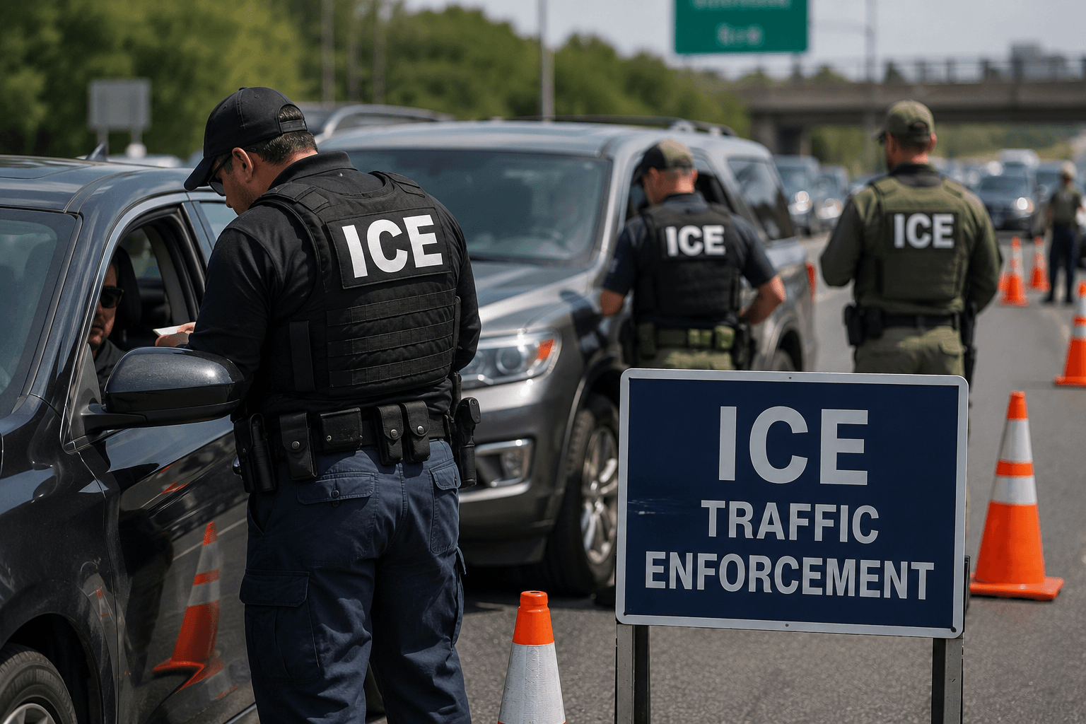 Trump rechaza suspender los controles vehiculares del ICE