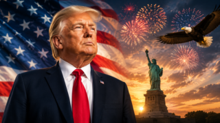 Trump defiende libertades de expresión en el 250 aniversario de la Independencia
