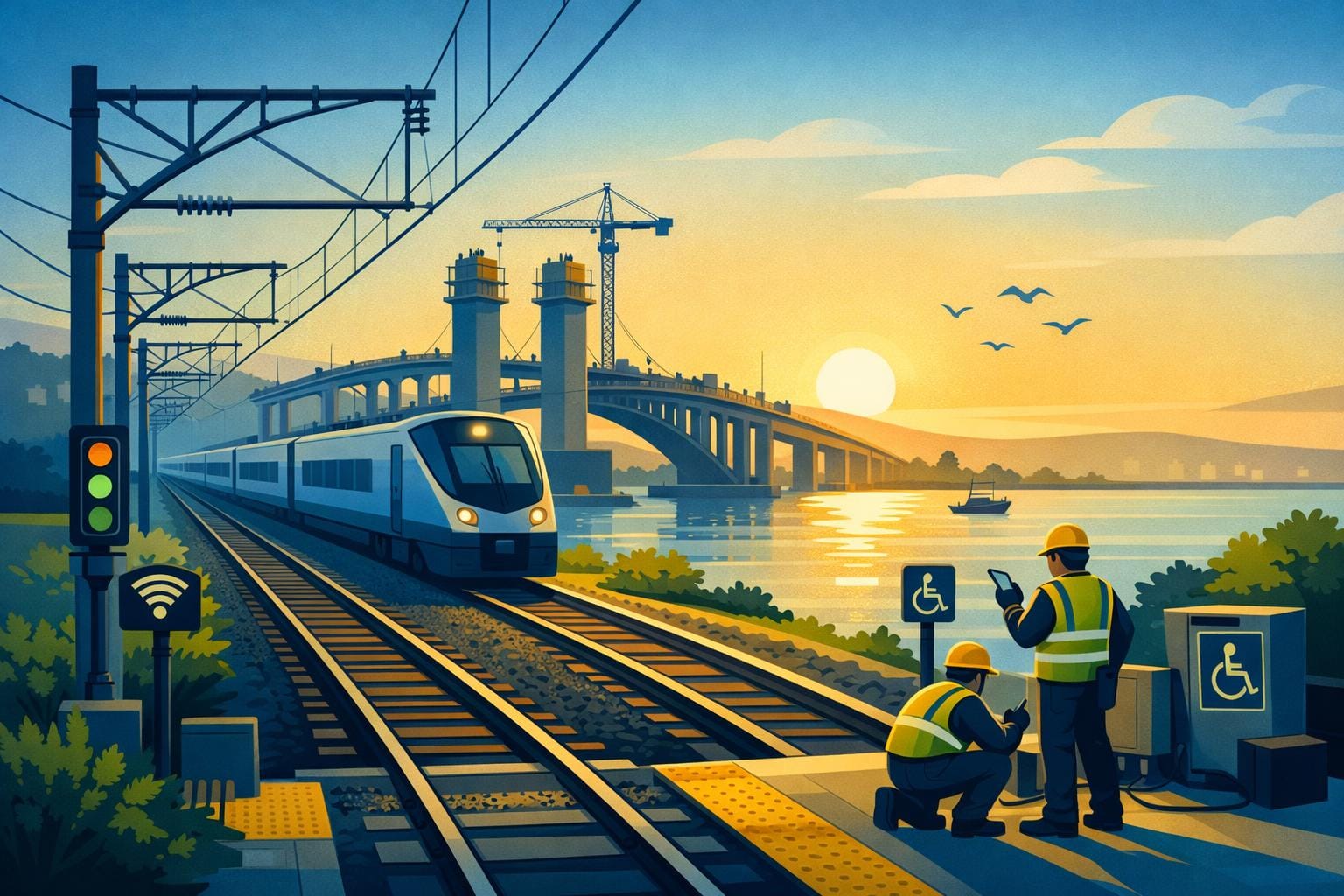 Comienza en Stratford la modernización de la línea ferroviaria entre New Haven y Nueva York