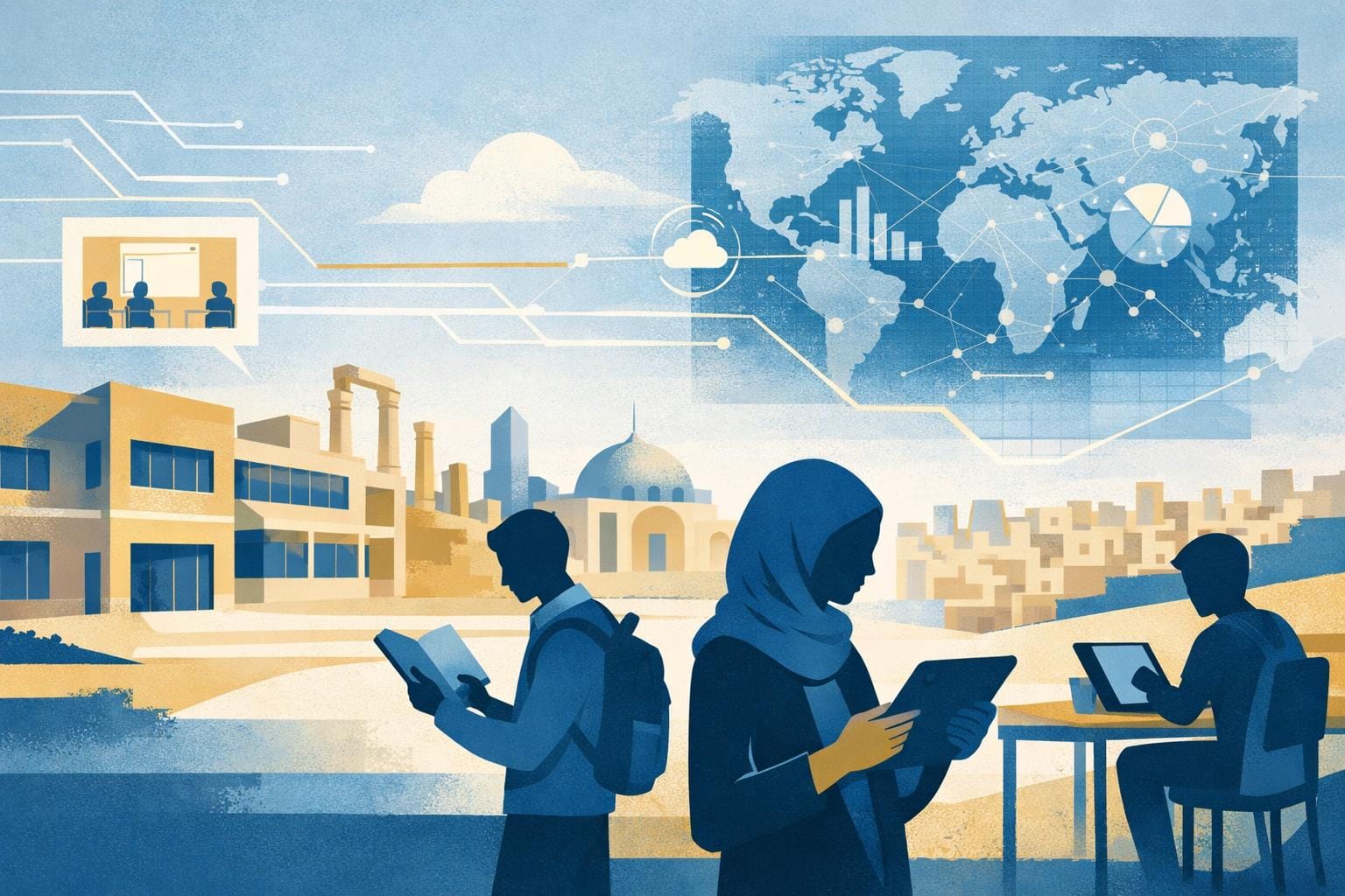 Jordania impulsa una hoja de ruta digital para sus escuelas con una subvención de un millón de dólares