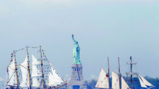 Nueva York inicia la celebración de los 250 años de Estados Unidos con un histórico desfile naval internacional en el río Hudson