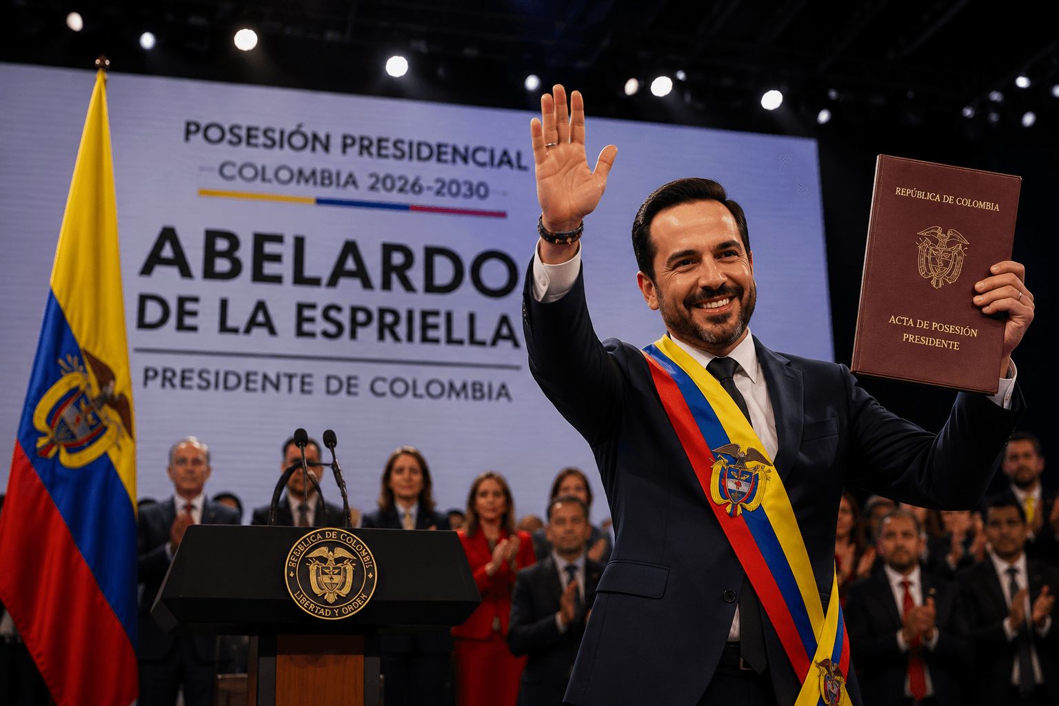 Abelardo de la Espriella asume la Presidencia de Colombia en una histórica ceremonia celebrada en Cali