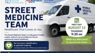 First walk-in clinic to be held August 13 at NJRC’s Union Reentry Site in Elizabeth
