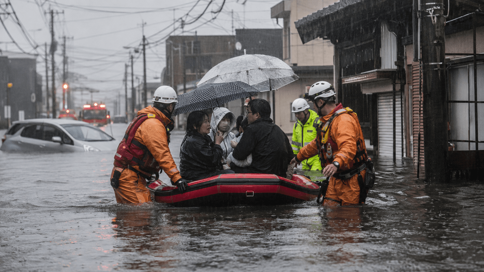 Inundaciones dejan ocho muertos y obligan a evacuaciones masivas en Japón