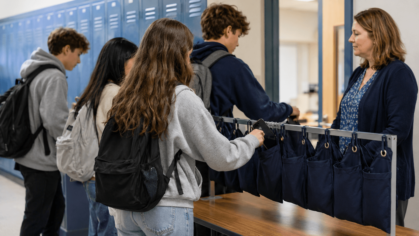 Escuelas de Nueva Jersey limitarán celulares durante toda la jornada escolar