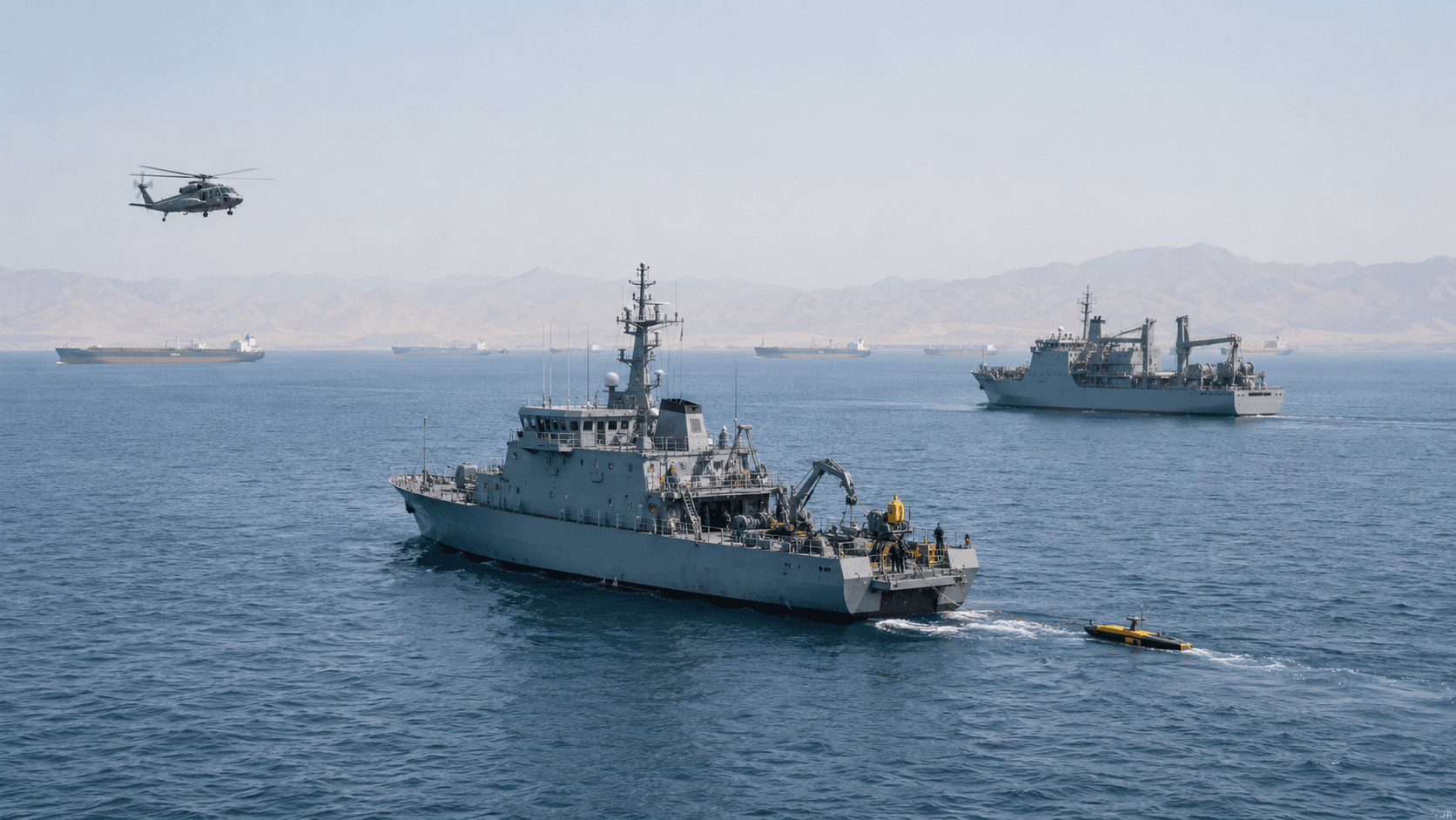 Centcom declara abierto el estrecho de Ormuz tras retirar minas