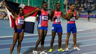 Eliminan medalla de oro de República Dominicana en el 4×100 por irregularidades técnicas