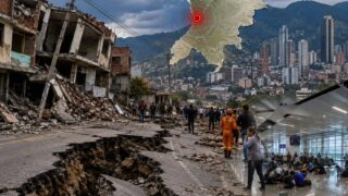 Al menos 21 muertos tras potente terremoto de magnitud 7,4 que sacudió Colombia