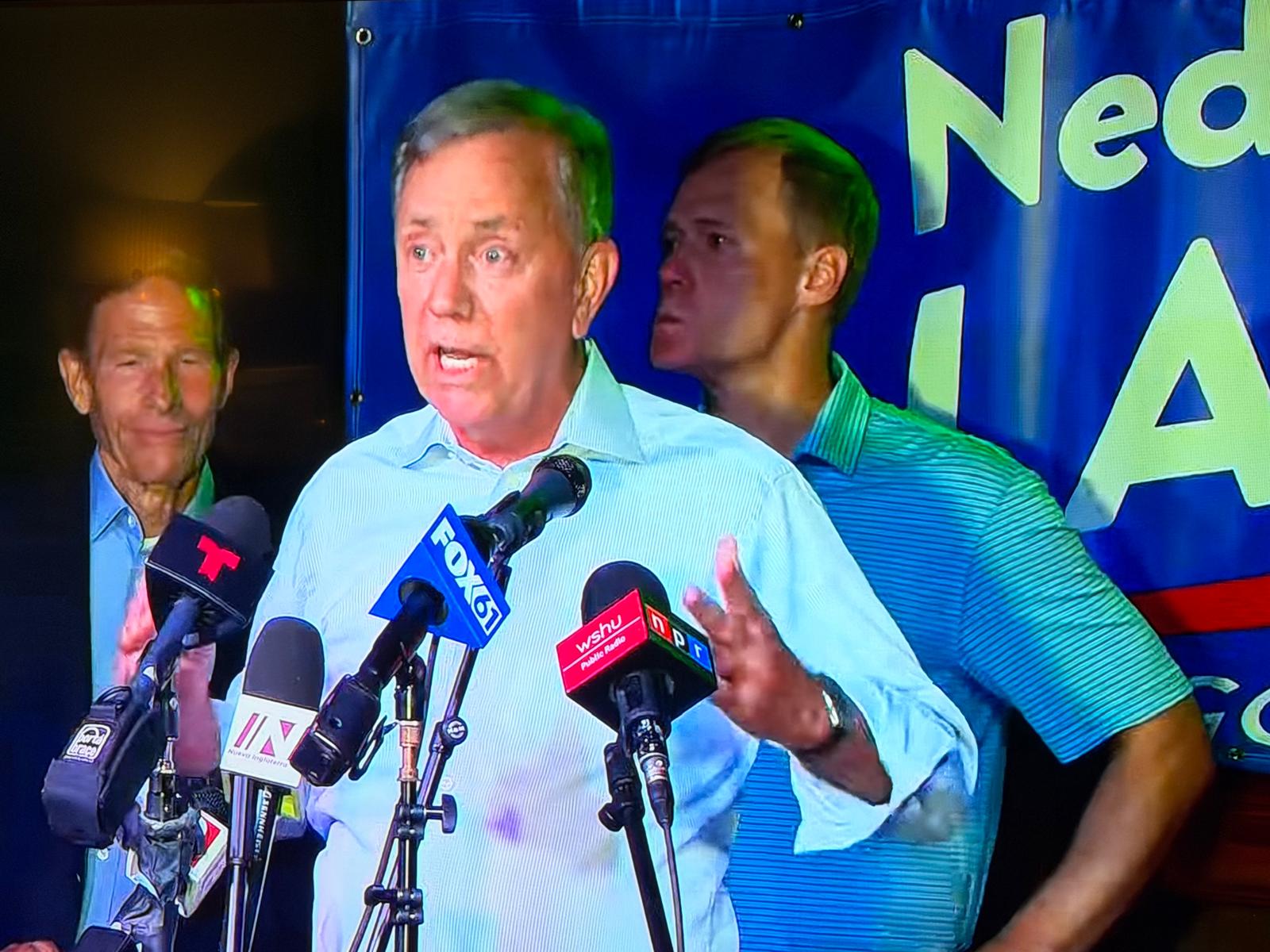 Ned Lamont gana las primarias demócratas y enfrentará a Ryan Fazio en noviembre