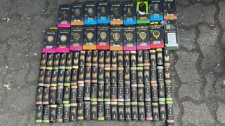 DNCD incauta 100 vapers llenos de un liquido presuntamente marihuna