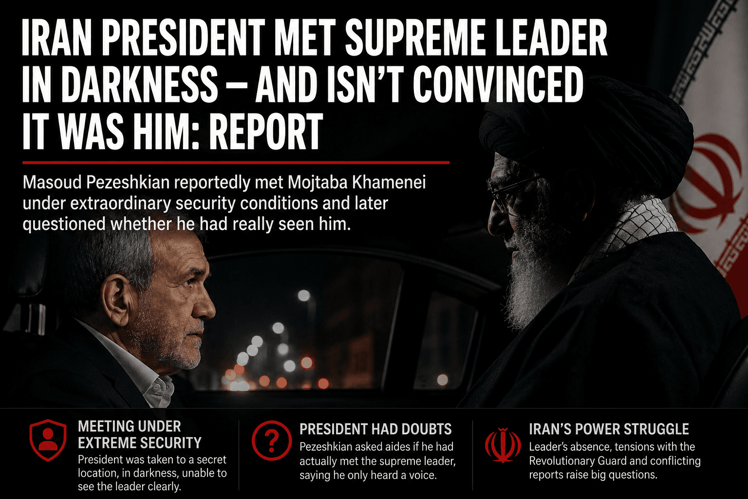 Mystery Surrounding Mojtaba Khamenei Shakes Iran: President Reportedly Questioned Whether He Actually Met Him