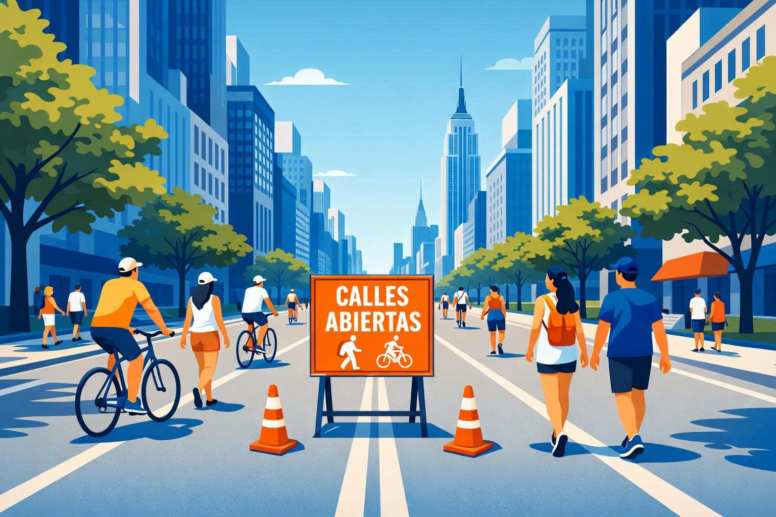 Summer Streets vuelve a Nueva York con horarios extendidos y ruta completa en Manhattan