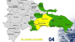 COE eleva a cuatro las demarcaciones en alerta amarilla por lluvias