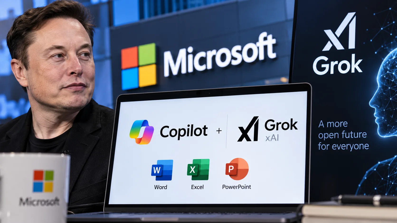 Microsoft incorpora los modelos Grok de xAI a su asistente Copilot
