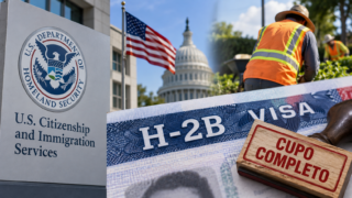 USCIS cierra cupo de visas H-2B para primer semestre de 2027