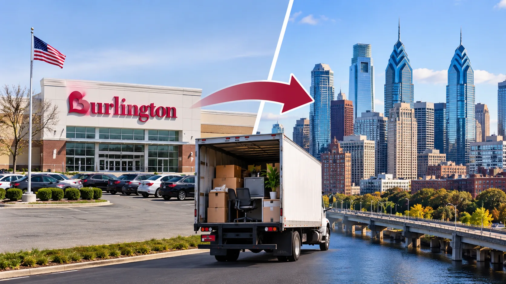 Burlington trasladará su sede de Nueva Jersey a Filadelfia