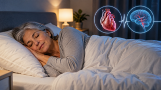 La postura al dormir puede influir en la salud, pero no evita un derrame cerebral