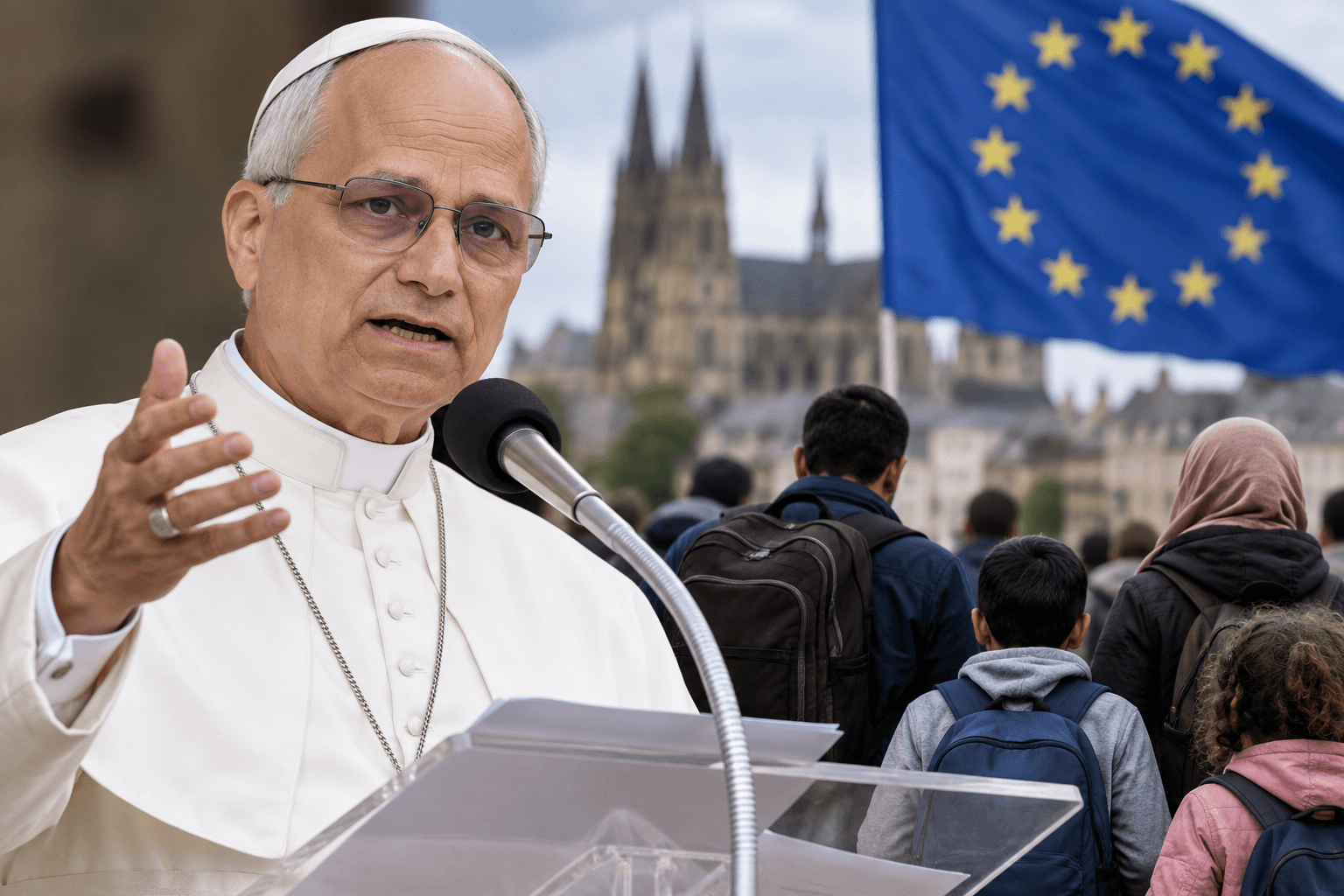 León XIV pide a Europa integrar a los migrantes “como en la propia familia”