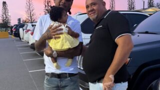 Rochy RD conoce por primera vez a su hija Adhara