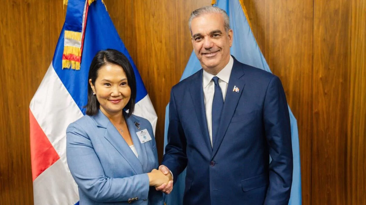 Abinader y Fujimori buscan fortalecer relaciones entre República Dominicana y Perú