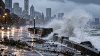 El noreaster se despide tras varios días de lluvia, inundaciones y cortes eléctricos en la costa este