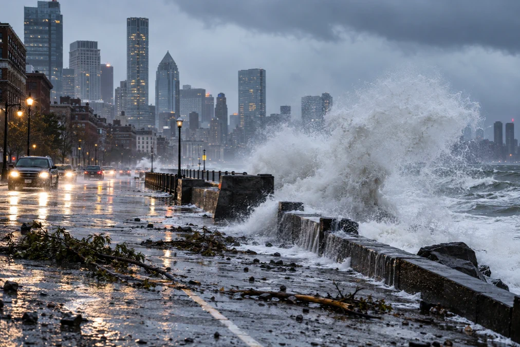 El noreaster se despide tras varios días de lluvia, inundaciones y cortes eléctricos en la costa este