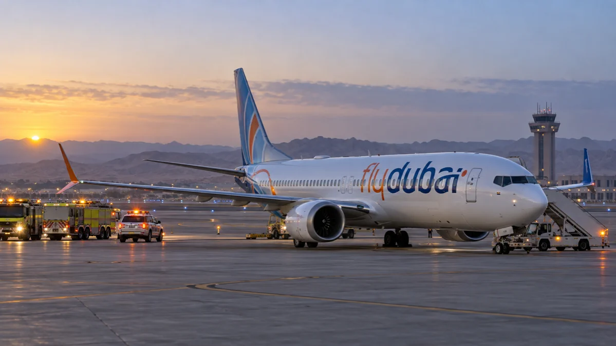 Vuelo de Flydubai aterriza de emergencia en Arabia Saudita tras un altercado entre pilotos