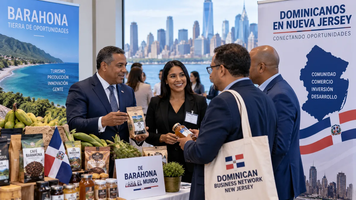 Dominicanos en Nueva Jersey abren puertas a productos y empresarios de Barahona