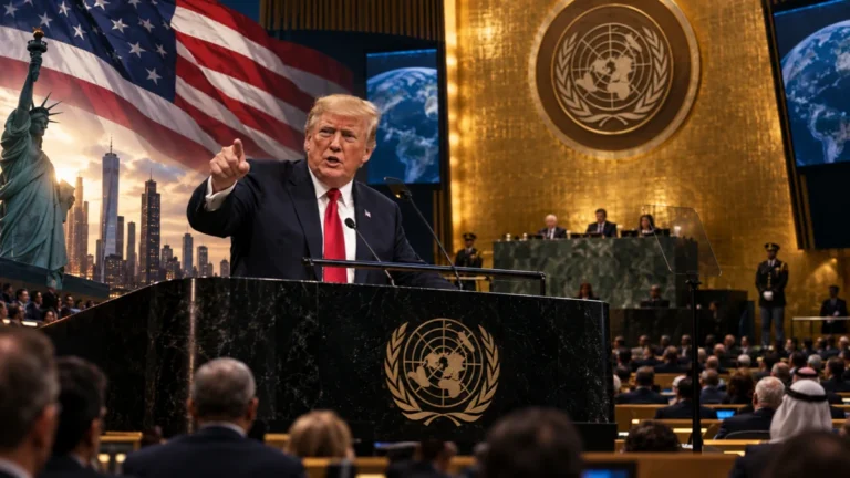 Trump ignora barricada de Lula y concentra su discurso de la ONU en la grandeza de EE.UU.