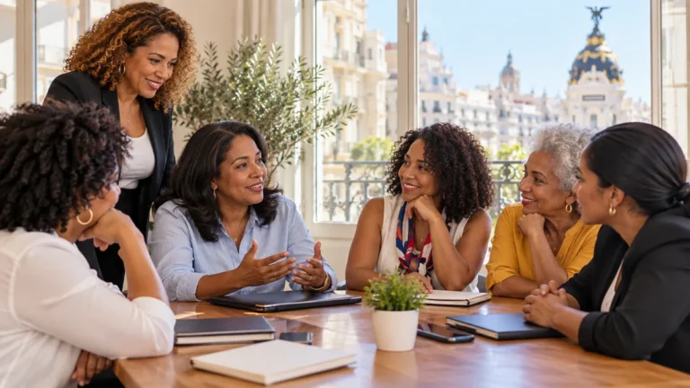 Asociación de mujeres dominicanas se presenta en Madrid y reconoce aportes comunitarios