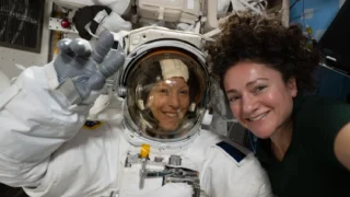 Adenot y Meir completan caminata espacial de casi siete horas en la ISS