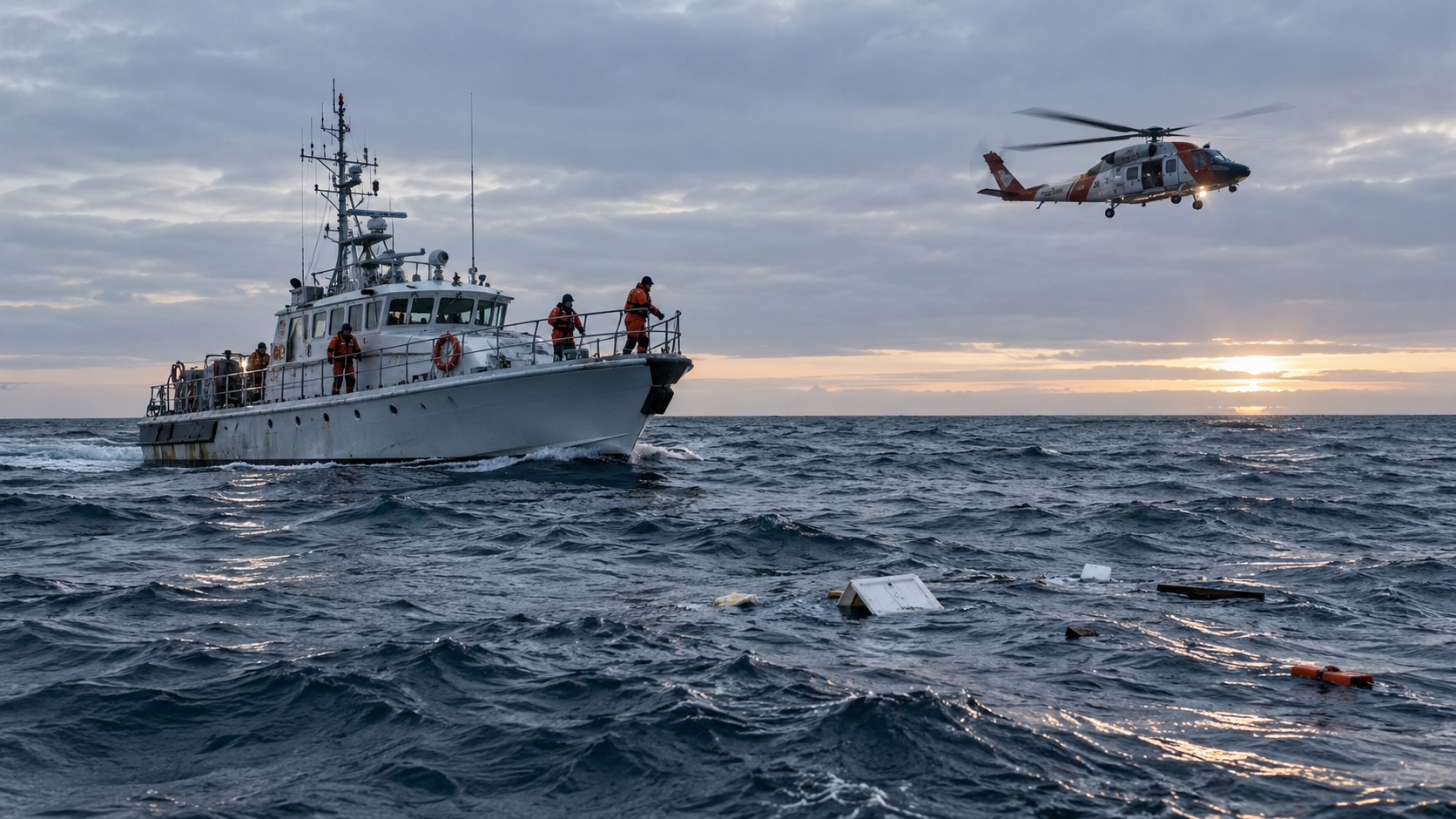 Hallan restos de avión médico desaparecido cerca de Nantucket