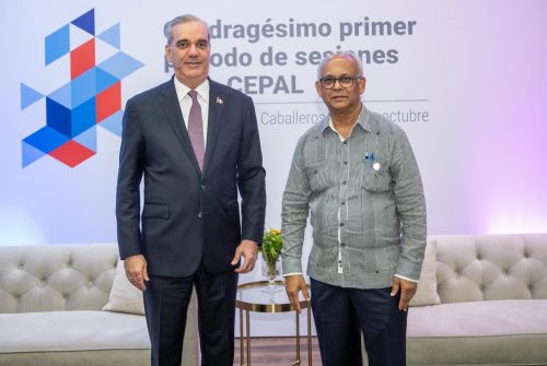 Abinader conversa con Ramdin y Bachelet sobre Haití y políticas sociales