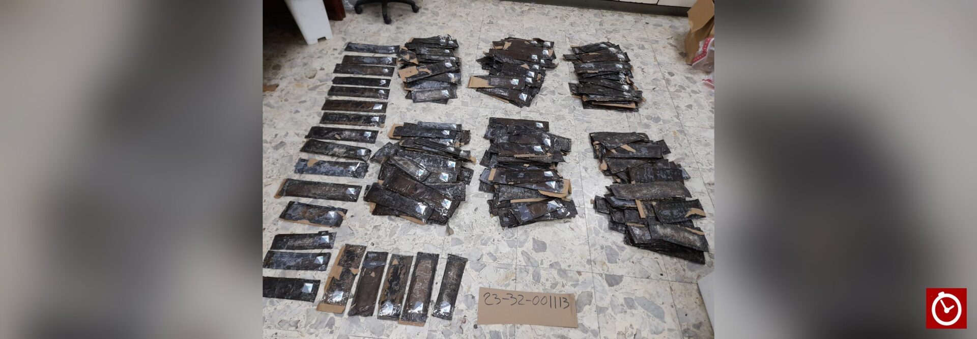 DNCD ocupa 172 láminas de presunta cocaína en cajas de cocos