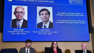 Henri Kagan y Kenso Soai ganan el Nobel de Química 2026